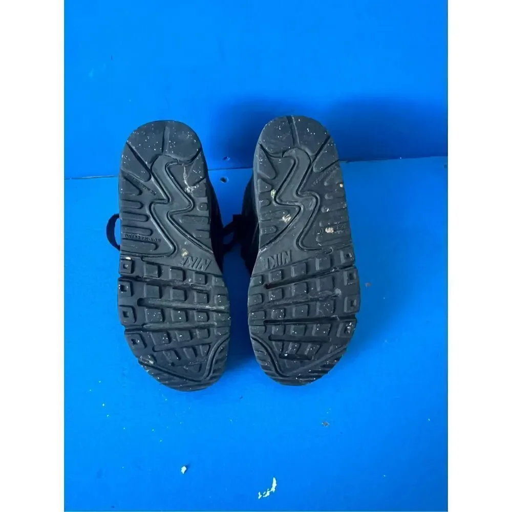 Nike Air Max 90 LTR (PS) Toddler shoes CD6867-001. Size 12C  BLACK-BLACK